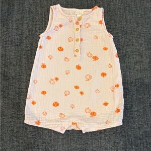 Halloween Pumpkin Romper